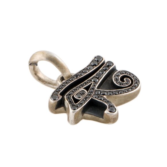 DAVID YURMAN DIAMOND STERLING SILVER 925 CAIRO EYE OF HORUS AMULET PENDANT - Picture 5 of 7